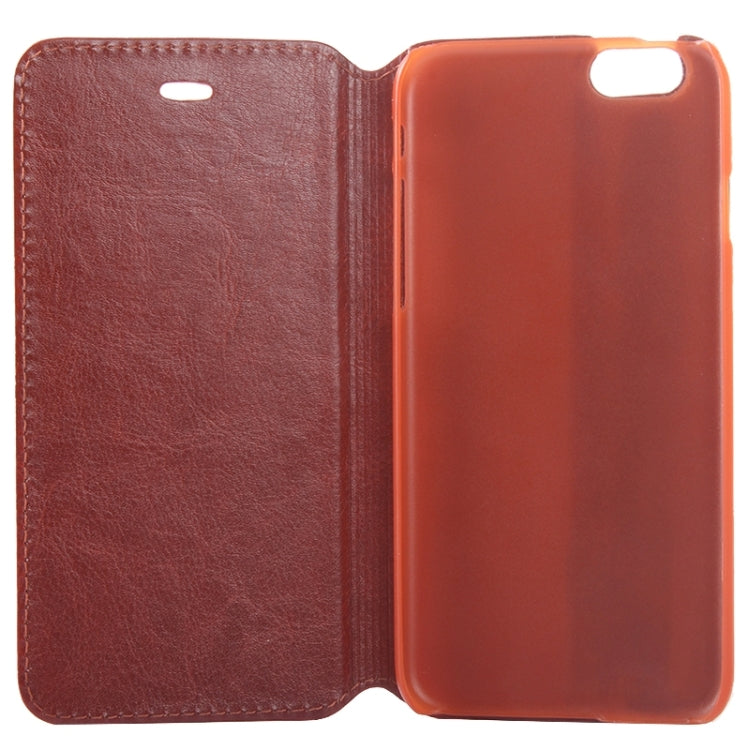 Crazy Horse Texture Horizontal Flip Solid Color Leather Case for iPhone 6 & 6s