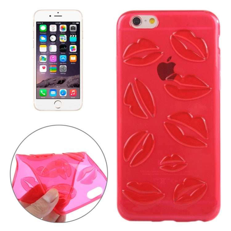 Lip Pattern TPU Case for iPhone 6 & 6s