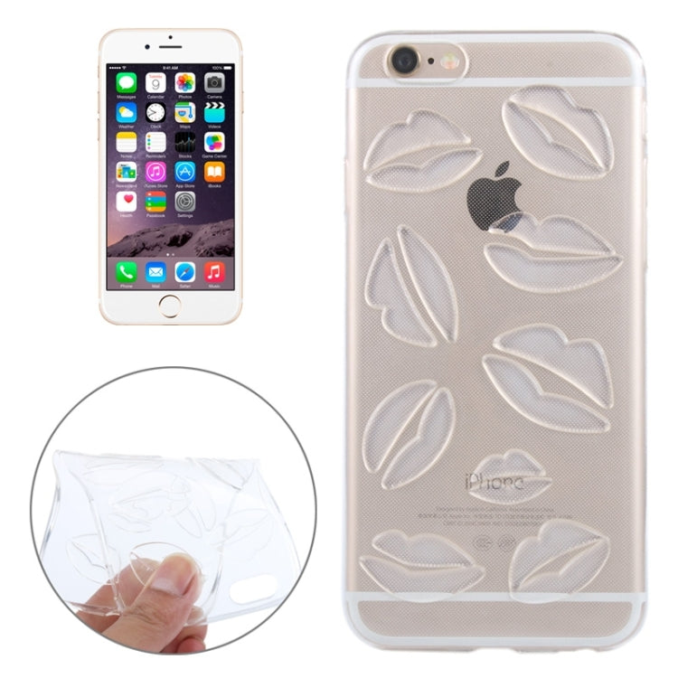 Lip Pattern TPU Case for iPhone 6 & 6s