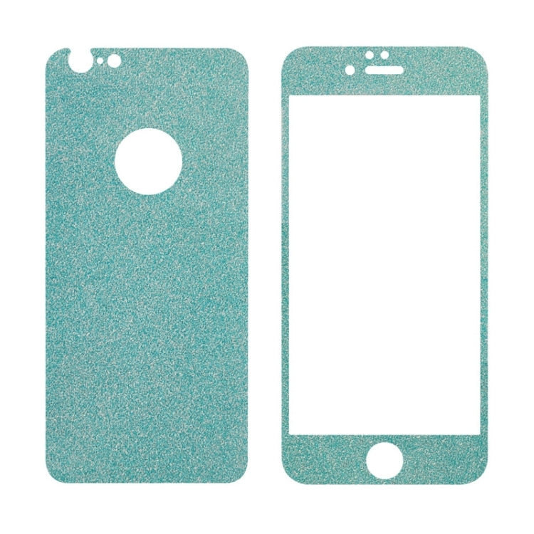 0.3mm 9H Surface Hardness Glitter Powder Front + Back Tempered Glass Film for iPhone 6 & 6s