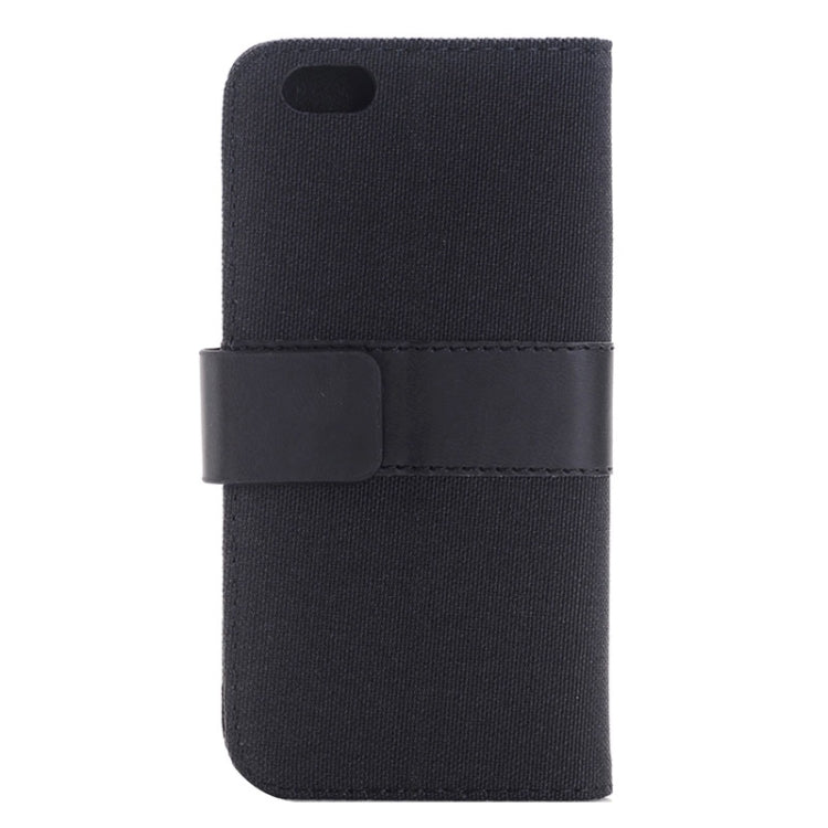 Denim Texture Horizontal Flip Leather Case with Holder & Card Slots for iPhone 6