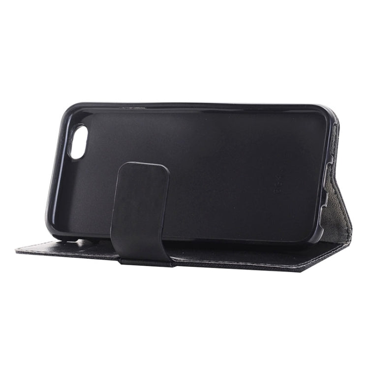 Denim Texture Horizontal Flip Leather Case with Holder & Card Slots for iPhone 6
