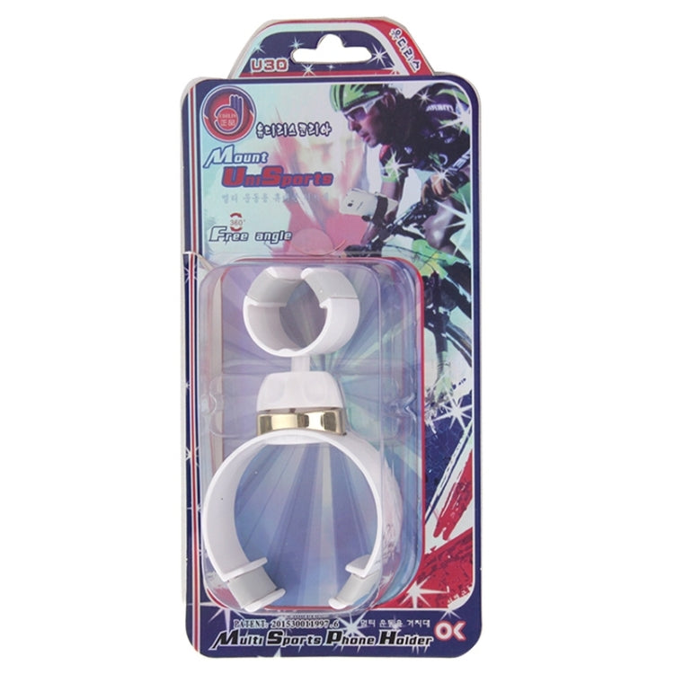 360 Degrees Rotating C-shaped Car Air Vent Phone Mount Holder & Bicycle Phone Mount / Bike Holder & Monopod Holder