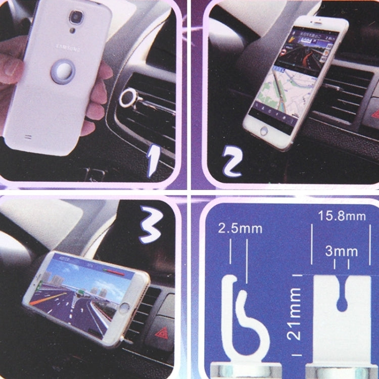 360 Degrees Rotating Strong-Magnetic Suction Cup Car Mount Holder