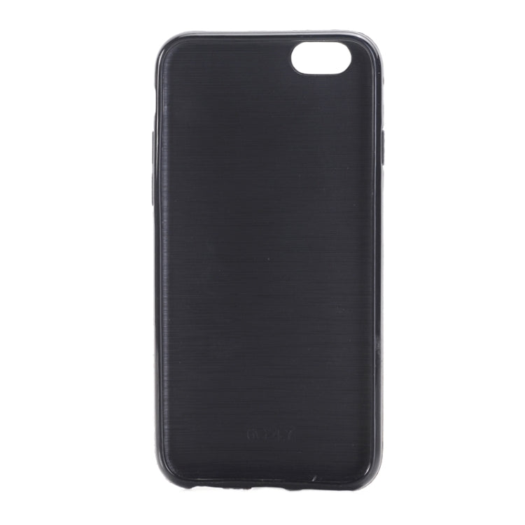 Grid Texture PU Paste Skin TPU Protective Case with Ring Holder for iPhone 6 & 6s