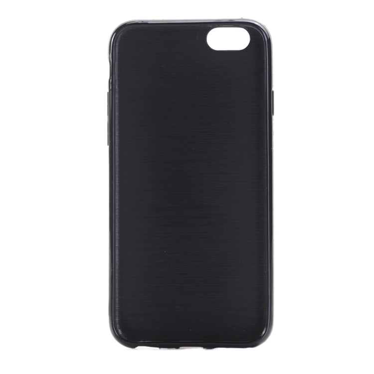 Grid Texture PU Paste Skin TPU Protective Case with Ring Holder for iPhone 6 & 6s