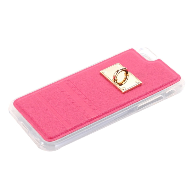PU Paste Skin TPU Protective Case with Fox Pendant for iPhone 6 & 6s