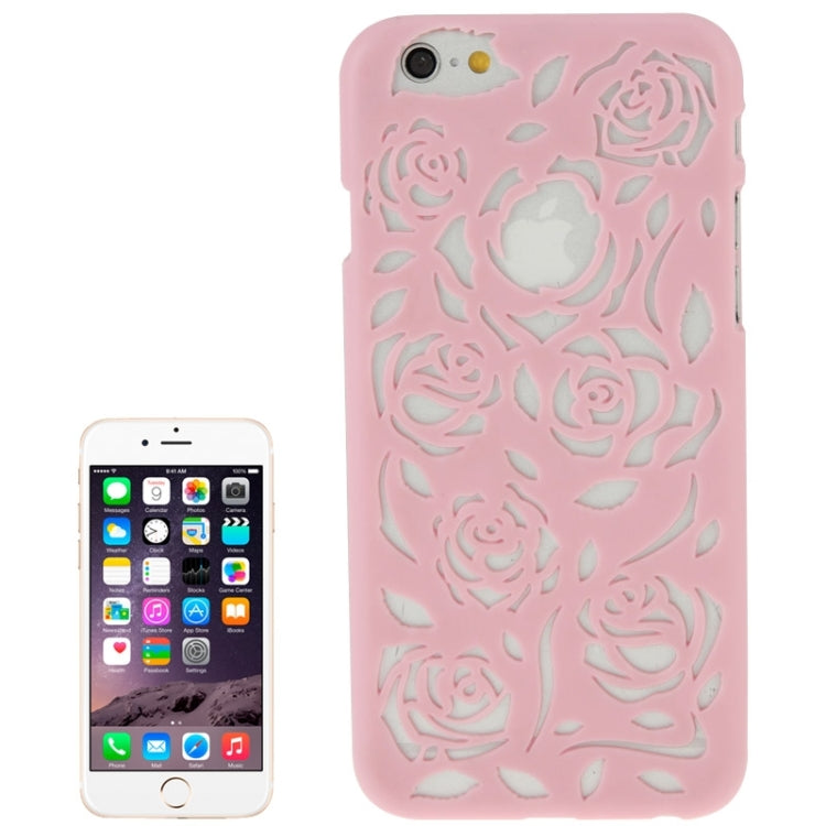 Hollow Out Rose Flowers Pattern Protective Hard Case for iPhone 6