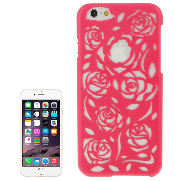 Hollow Out Rose Flowers Pattern Protective Hard Case for iPhone 6