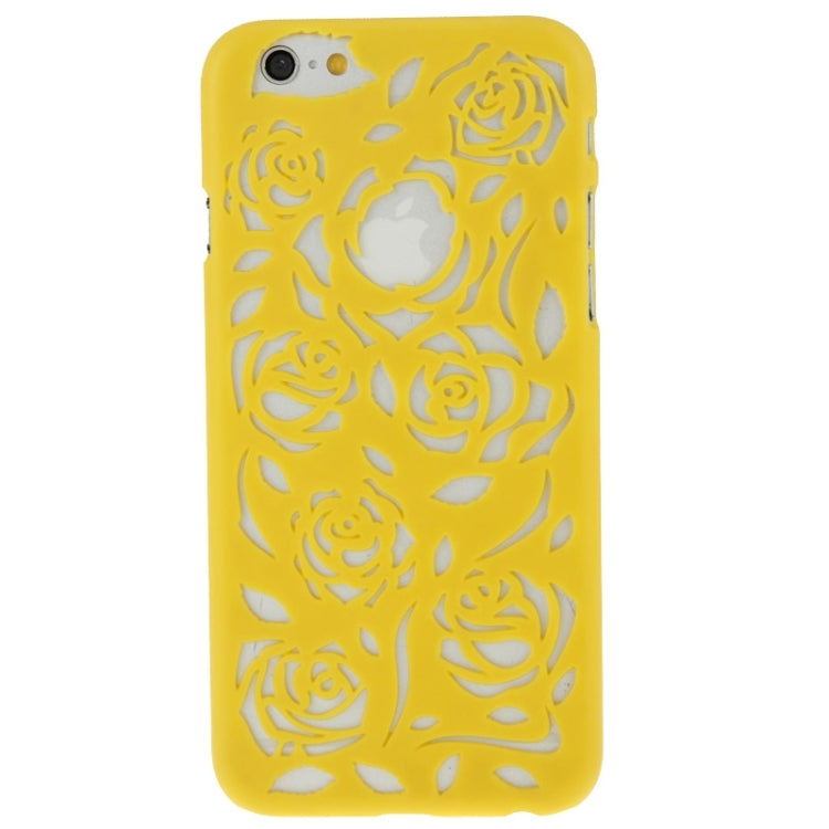 Hollow Out Rose Flowers Pattern Protective Hard Case for iPhone 6