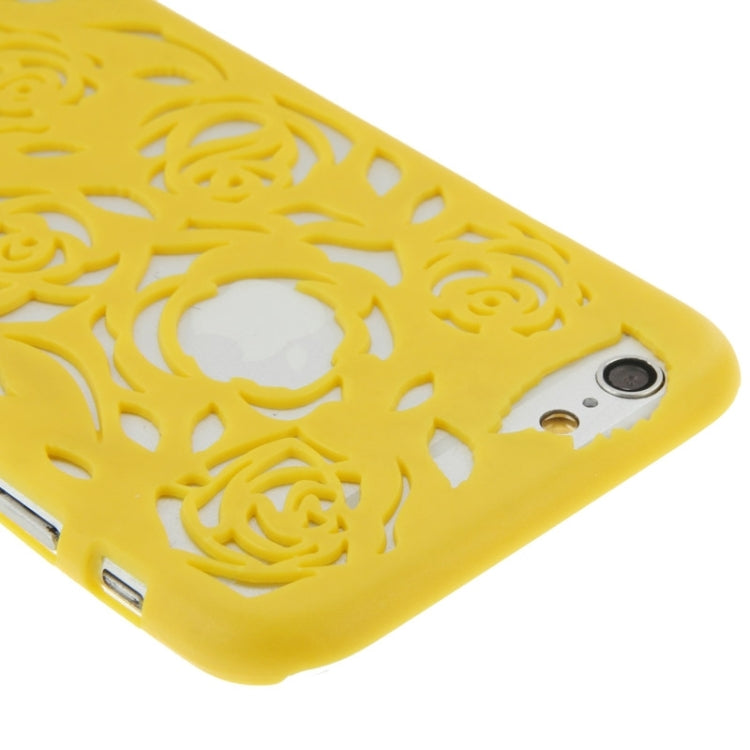 Hollow Out Rose Flowers Pattern Protective Hard Case for iPhone 6