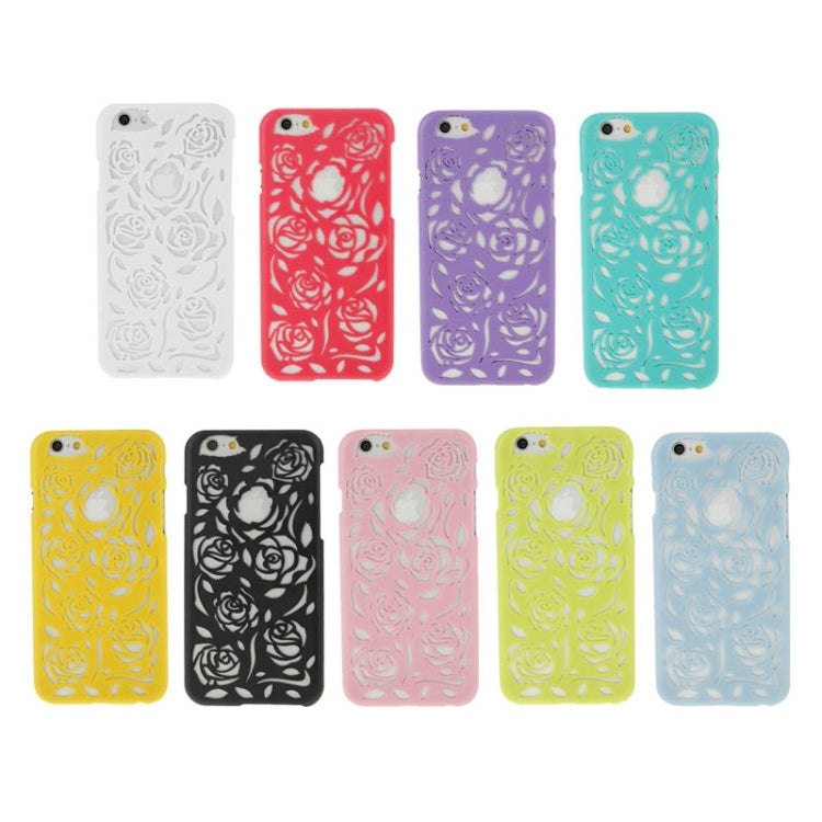 Hollow Out Rose Flowers Pattern Protective Hard Case for iPhone 6