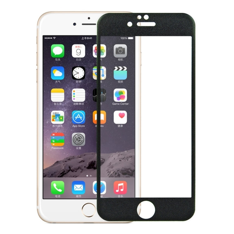 0.3mm 3D Curved Glitter Powder Carbon Fiber Full Screen Glass Screen Film for iPhone 6 & 6s