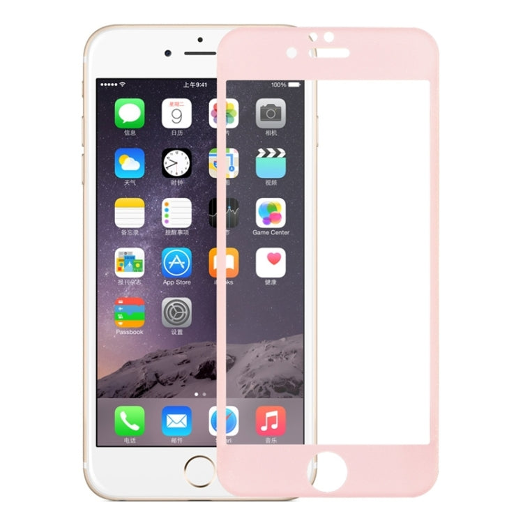 0.3mm 3D Curved Glitter Powder Carbon Fiber Full Screen Glass Screen Film for iPhone 6 & 6s
