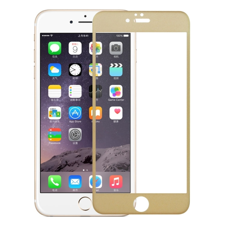 0.3mm 3D Curved Glitter Powder Carbon Fiber Full Screen Glass Screen Film for iPhone 6 & 6s