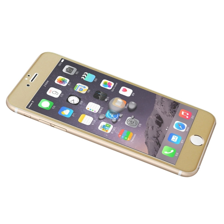 0.3mm 3D Curved Glitter Powder Carbon Fiber Full Screen Glass Screen Film for iPhone 6 & 6s