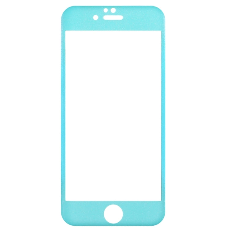 0.3mm 3D Curved Glitter Powder Carbon Fiber Full Screen Glass Screen Film for iPhone 6 & 6s
