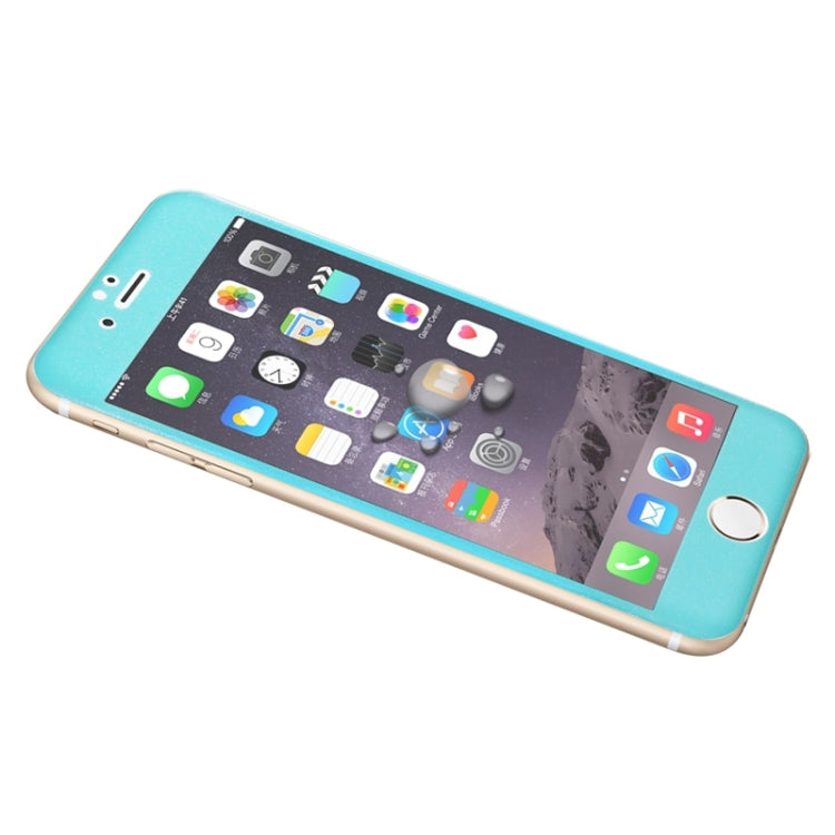 0.3mm 3D Curved Glitter Powder Carbon Fiber Full Screen Glass Screen Film for iPhone 6 & 6s