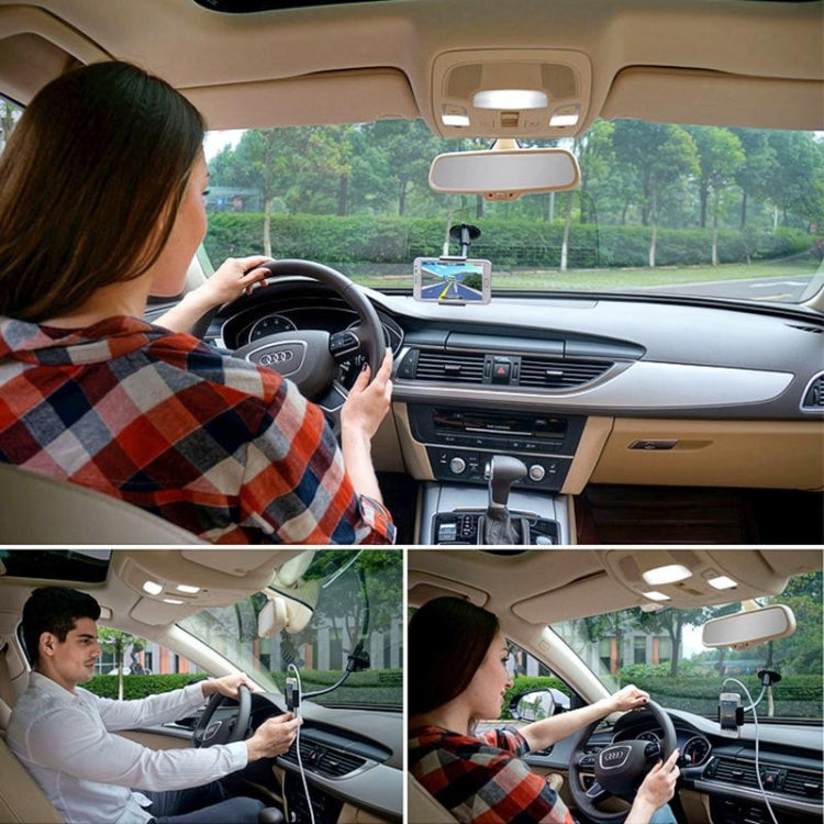 360 Degree Rotatable Universal Car Cup Holder Stand, Suitable for Width as 5.5cm-8.2cm, For iPhone, Galaxy, Huawei, Xiaomi, Lenovo, Sony, LG, HTC and Other Smartphones