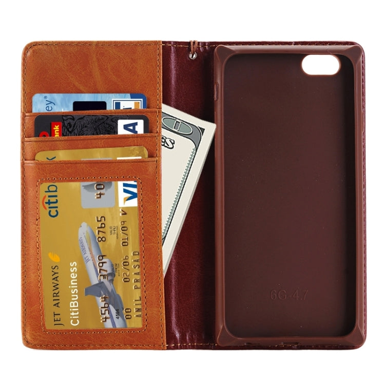 Denim Texture Magnetic Horizontal Flip Leather Case with Holder & Card Slots & Wallet & Lanyard for iPhone 6 & 6s