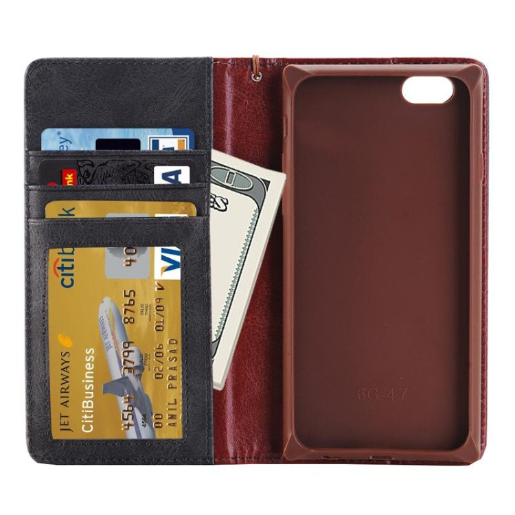 Denim Texture Magnetic Horizontal Flip Leather Case with Holder & Card Slots & Wallet & Lanyard for iPhone 6 & 6s