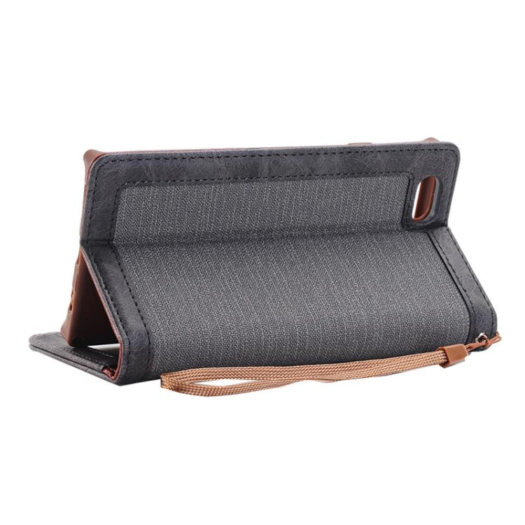 Denim Texture Magnetic Horizontal Flip Leather Case with Holder & Card Slots & Wallet & Lanyard for iPhone 6 & 6s