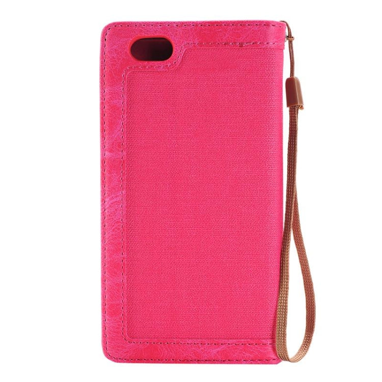Denim Texture Magnetic Horizontal Flip Leather Case with Holder & Card Slots & Wallet & Lanyard for iPhone 6 & 6s