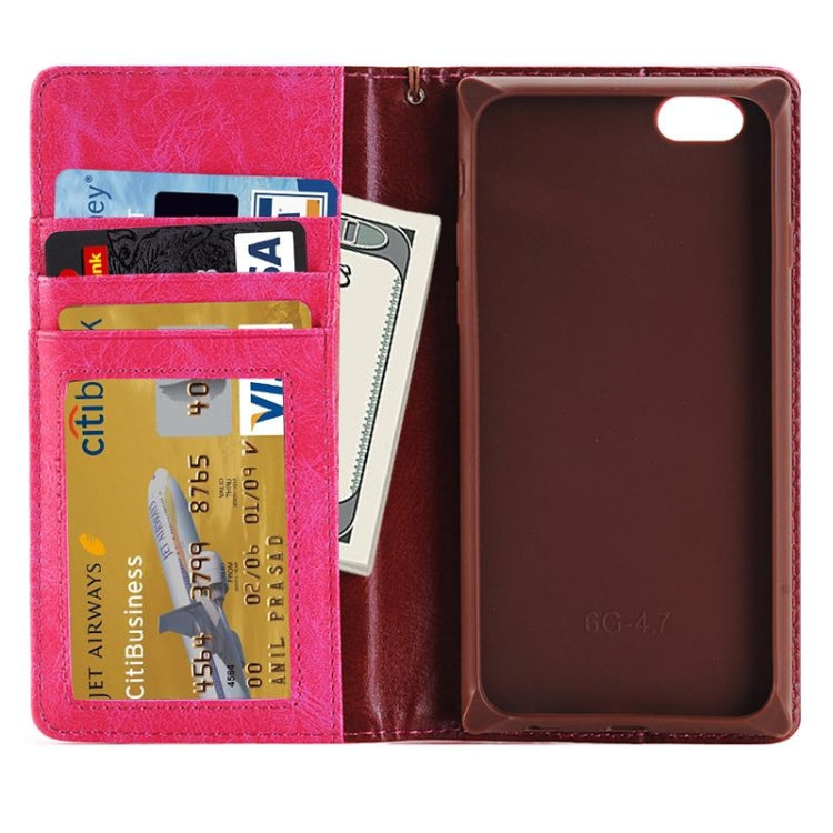 Denim Texture Magnetic Horizontal Flip Leather Case with Holder & Card Slots & Wallet & Lanyard for iPhone 6 & 6s