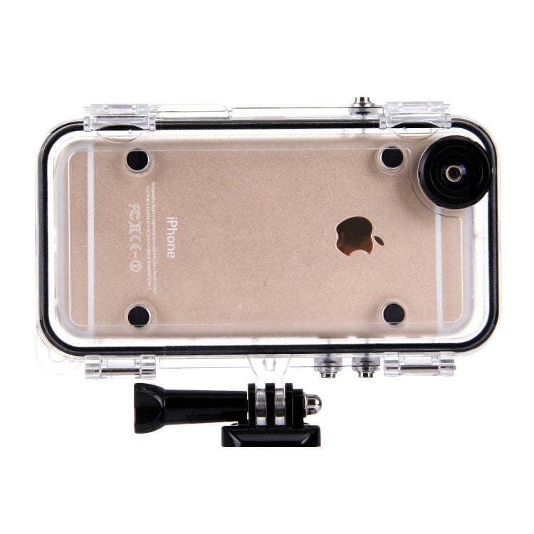 HAMTOD for iPhone 6 & 6s Extreme Sports IP68 Waterproof Case with 170 Degrees Wide Angle Lens, Compatible with GoPro Accessories, Waterproof Depth: 5m