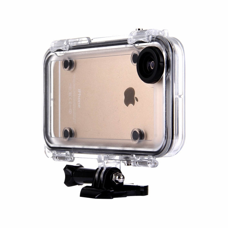 HAMTOD for iPhone 6 & 6s Extreme Sports IP68 Waterproof Case with 170 Degrees Wide Angle Lens, Compatible with GoPro Accessories, Waterproof Depth: 5m