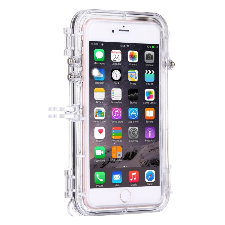 HAMTOD for iPhone 6 & 6s Extreme Sports IP68 Waterproof Case with 170 Degrees Wide Angle Lens, Compatible with GoPro Accessories, Waterproof Depth: 5m