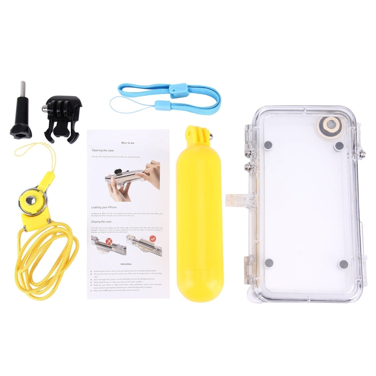 HAMTOD for iPhone 6 & 6s Extreme Sports IP68 Waterproof Case with 170 Degrees Wide Angle Lens, Compatible with GoPro Accessories, Waterproof Depth: 5m