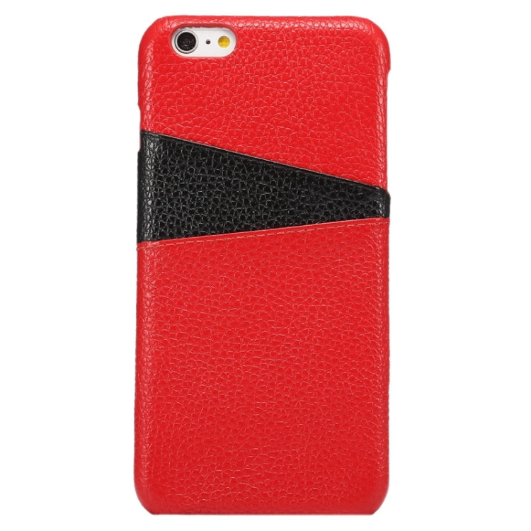 Colorful Matching Genuine Cowhide Leather Case with Card Slots for iPhone 6 & 6s