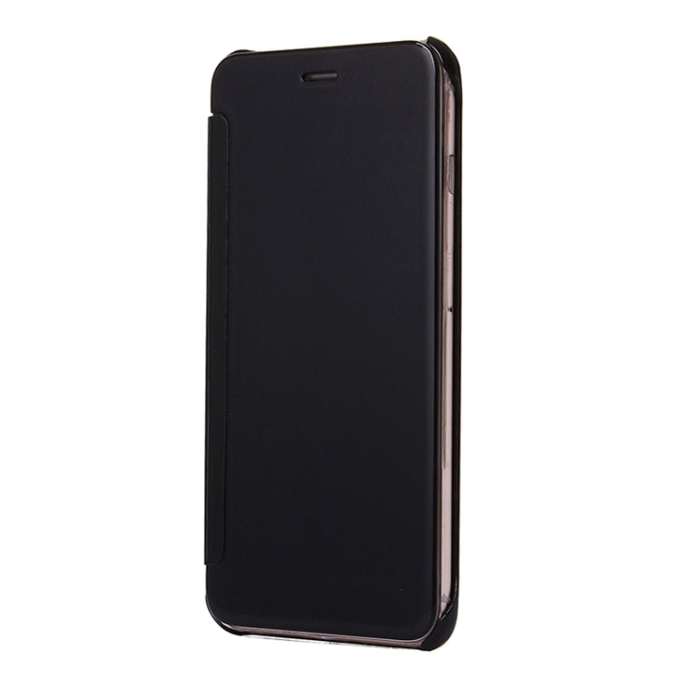 Electroplating Mirror Horizontal Flip PC + Leather Protective Case for iPhone 6 & 6s