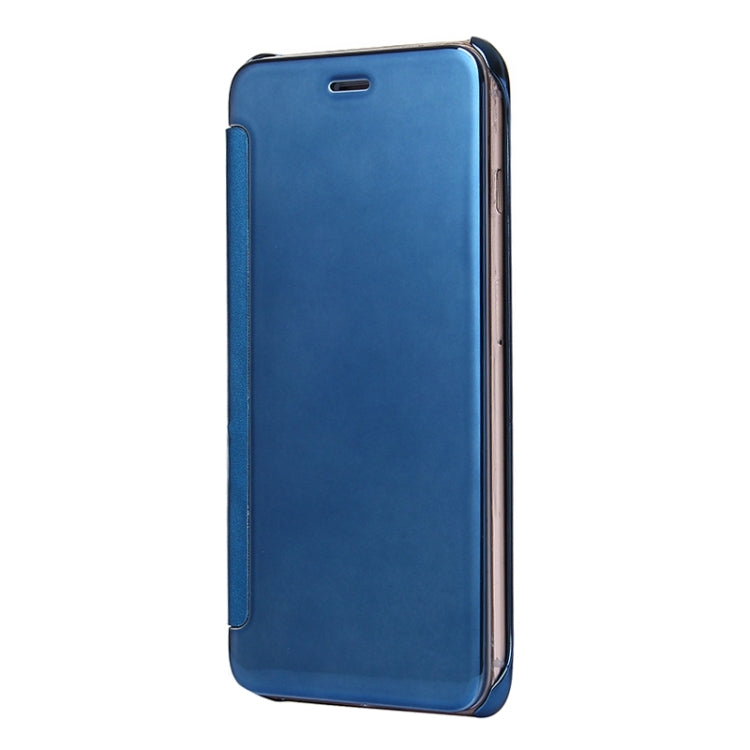 Electroplating Mirror Horizontal Flip PC + Leather Protective Case for iPhone 6 & 6s
