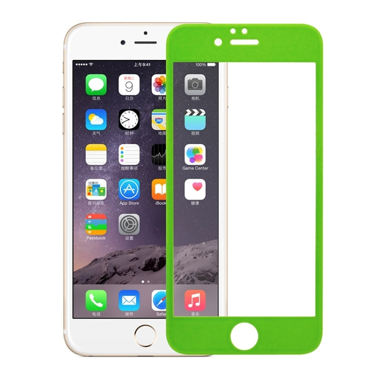 0.3mm 3D Curved Explosion-proof Tempered Glass Full Screen Film With Soft Colorized Frosted Carbon Fibre Edge for iPhone 6 & 6s
