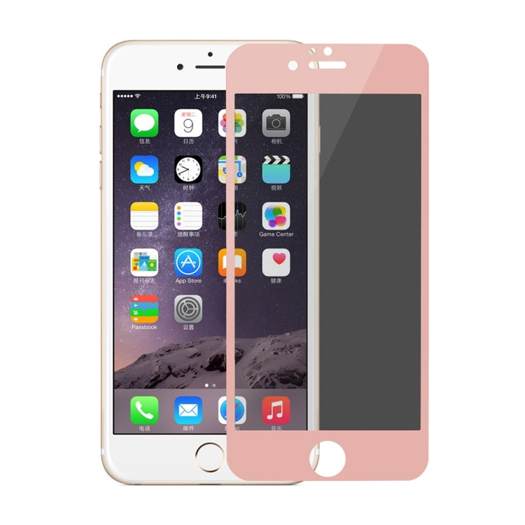 0.3mm 9H Surface Hardness 180 Degrees Privacy Anti-glare Full Screen Tempered Glass Screen Protector for iPhone 6 & 6s