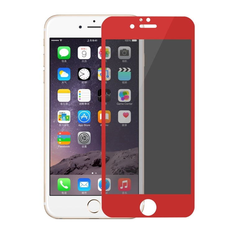 0.3mm 9H Surface Hardness 180 Degrees Privacy Anti-glare Full Screen Tempered Glass Screen Protector for iPhone 6 & 6s