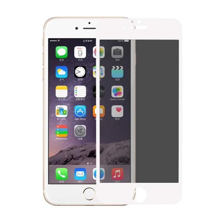 0.3mm 9H Surface Hardness 180 Degrees Privacy Anti-glare Full Screen Tempered Glass Screen Protector for iPhone 6 & 6s
