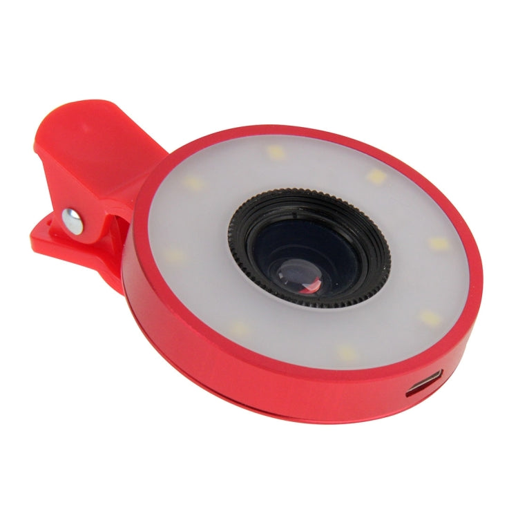 3 in 1 Universal Multifunction LED Ring Flash + Marco Lens + 0.65X Wide Lens with Clip