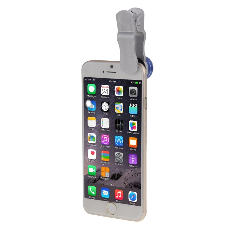 2 in 1 Universal 15X Marco Lens + 0.63X Wide Lens with Clip, For iPhone, Samsung, Sony, Lenovo, HTC, Huawei and other Smartphones