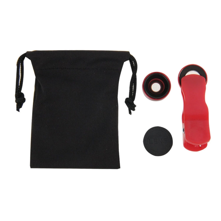 2 in 1 Universal 15X Marco Lens + 0.63X Wide Lens with Clip, For iPhone, Samsung, Sony, Lenovo, HTC, Huawei and other Smartphones