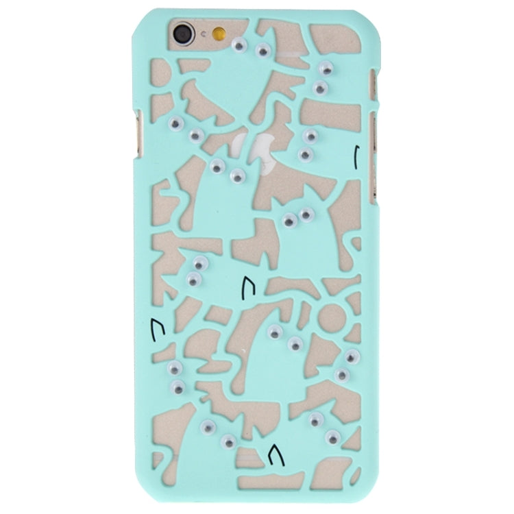 3D Eyes Owls Pattern Plastic Protective Case for iPhone 6