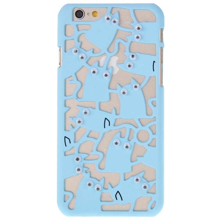 3D Eyes Owls Pattern Plastic Protective Case for iPhone 6