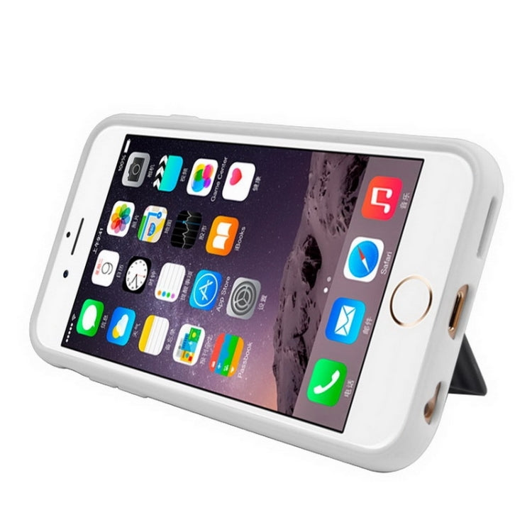 Vertical Texture TPU Frame Plastic Protective Case for iPhone 6 & 6S