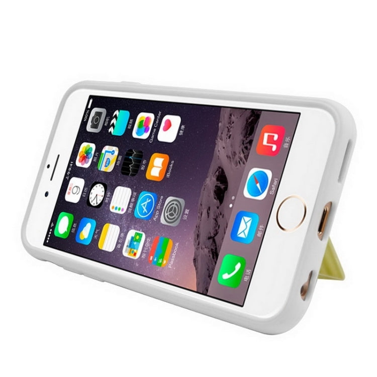 Vertical Texture TPU Frame Plastic Protective Case for iPhone 6 & 6S
