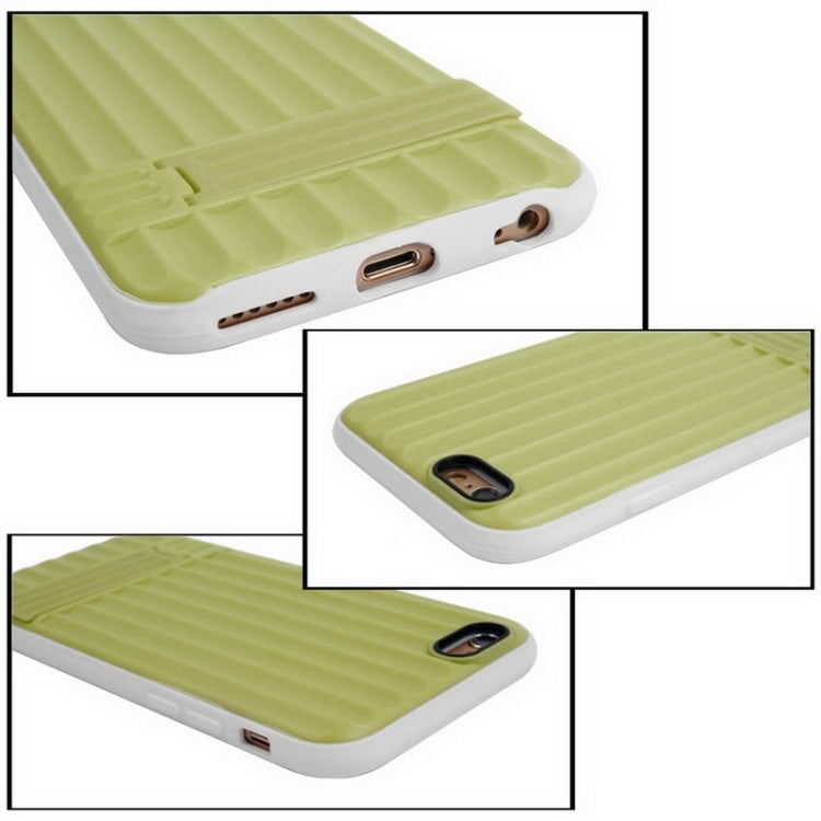 Vertical Texture TPU Frame Plastic Protective Case for iPhone 6 & 6S