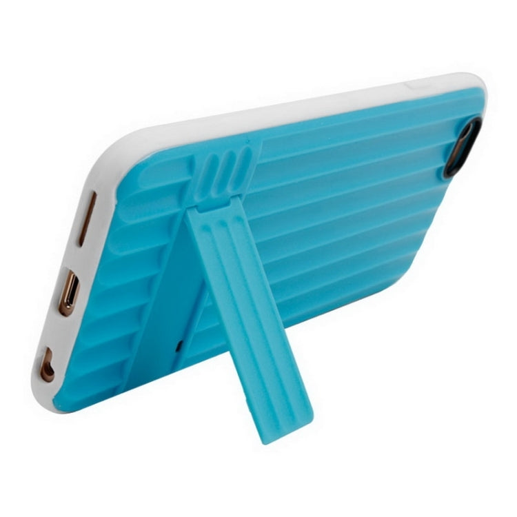 Vertical Texture TPU Frame Plastic Protective Case for iPhone 6 & 6S