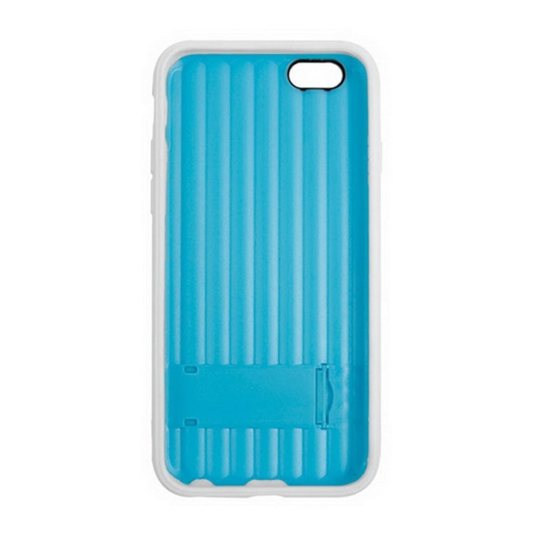 Vertical Texture TPU Frame Plastic Protective Case for iPhone 6 & 6S