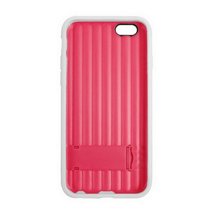 Vertical Texture TPU Frame Plastic Protective Case for iPhone 6 & 6S